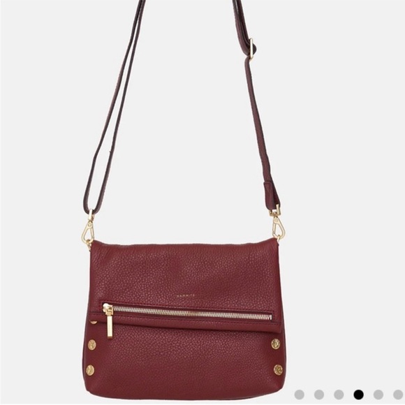 Hammitt Burgundy Crossbody Bag with Gold Accents - Picture 3 of 10